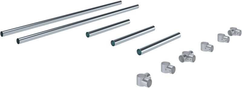 AmGood Cross Bar and Connector Set (for Table 24" x 96") - Image 3
